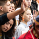 Swedish climate activist Greta Thunberg joins protesters during the global climate strike in Montreal, Canada, on September 27, 2019.